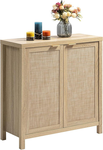 SICOTAS Rattan Sideboard Buffet Cabinet by SICOTAS