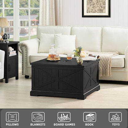 Joaxswe Farmhouse Coffee Table - Image 6