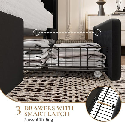 SHA CERLIN King Size Bed Frame - Image 6