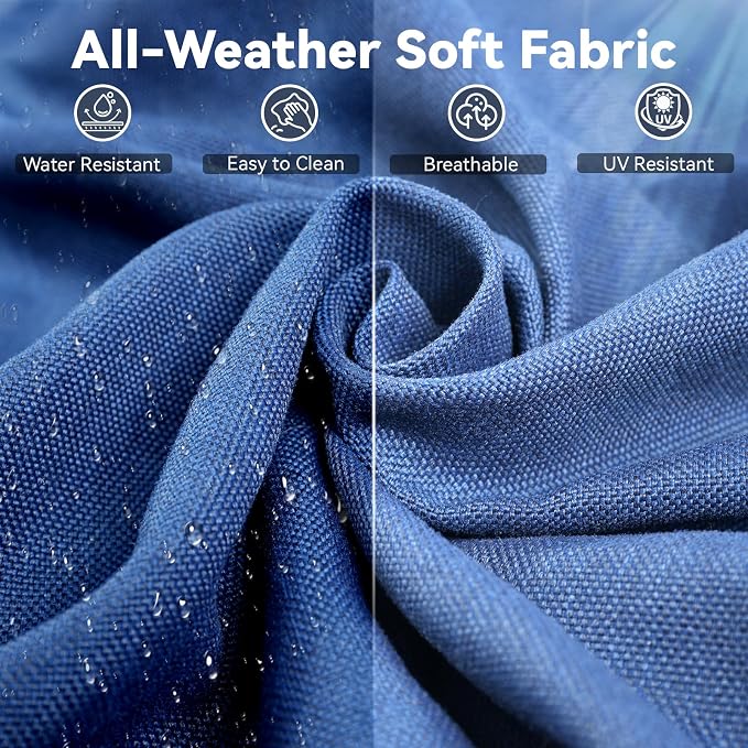 Buenhomino Outdoor Patio Furniture Set-PE Wicker Sofa Couch - Image 6