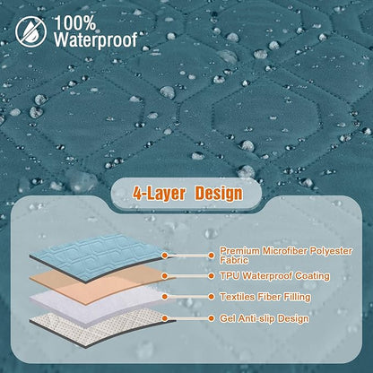 VANSOFY 100% Waterproof Recliner Chair Covers, Recliner Cover Non-Slip Dog - Image 6