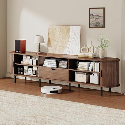 86.6" Mid-Century TV Stand - Image 5