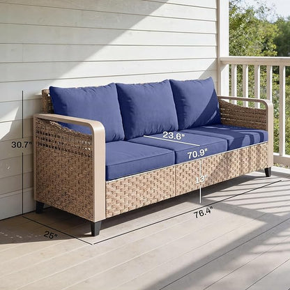 Outsunny Outdoor Patio Couch - Image 3