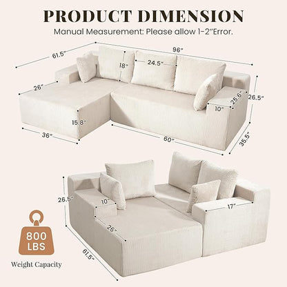 GRUSIGN Cloud Sectional Boneless Couches - Image 2