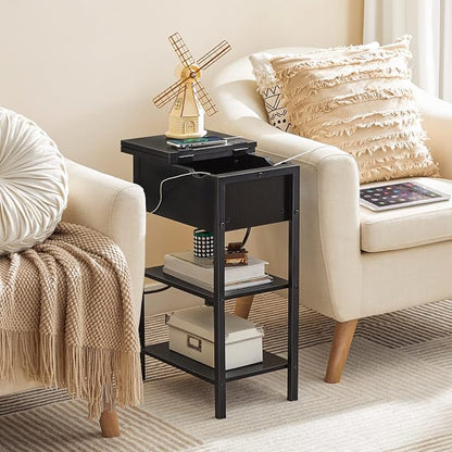 HOOBRO Side Table, Flip End Table - Image 5