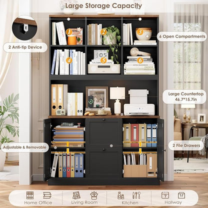 HIFIT 72'' Tall File Bookcase - Image 7