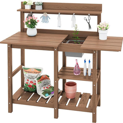 SERWALL Outdoor Potting Bench by SERWALL