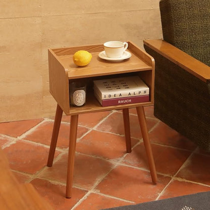 MaxSmeo Nightstand, Mid Century Modern Side Table Bedroom - Image 7