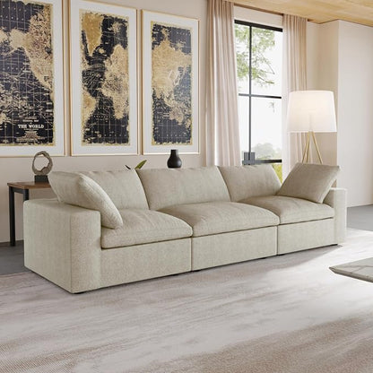 JACH 3-Seater Cloud Modular Sectional Couches, Convertible Couch, Cushion - Image 8