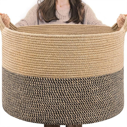 INDRESSME Extra Large Woven Baskets by INDRESSME