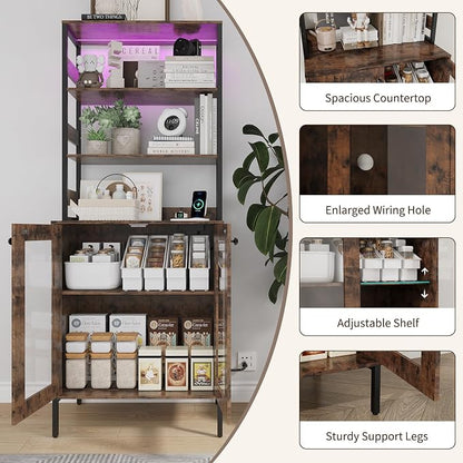 IDEALHOUSE 67Inch Bakers Rack - Image 4