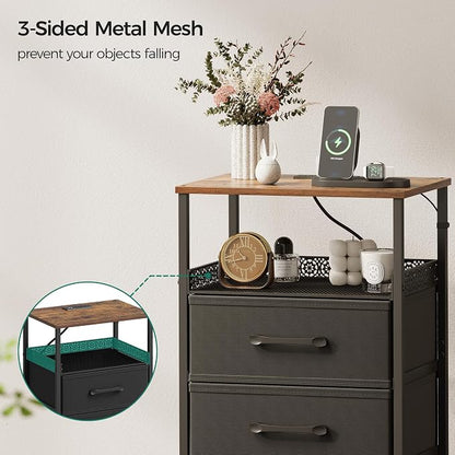 JARHETUN Nightstand Set of 2, Night Stands - Image 6
