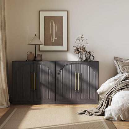 BELLEZE Set of 2 Modular Sideboard - Image 9