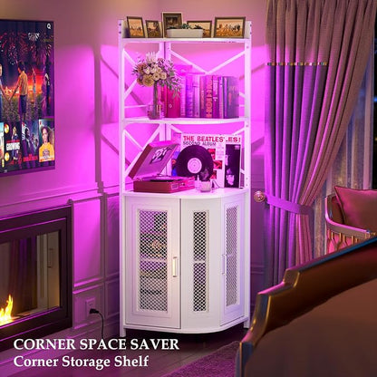 Aheaplus Corner Bar Cabinet - Image 6