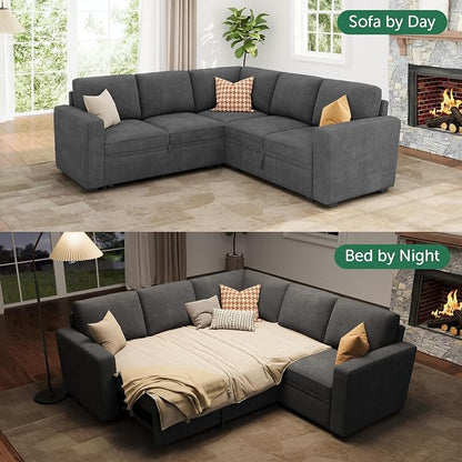 HONBAY Modular Sectional Sleeper Sofa - Image 5