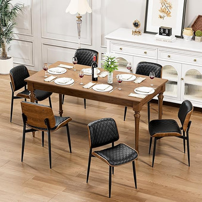 YaFiti Dining Chairs Set of 8, Mid Century Modern Accent Dining Room and - Image 3