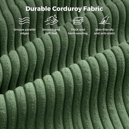 Vesgantti 97" Modular Sectional Sofa Green, U-Shaped Couch - Image 5