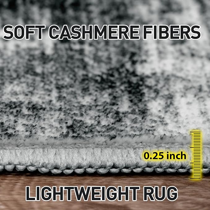 8x10 Area Rugs Washable Rug: Modern Abstract Living Room Rug Soft Anti-Skid - Image 6