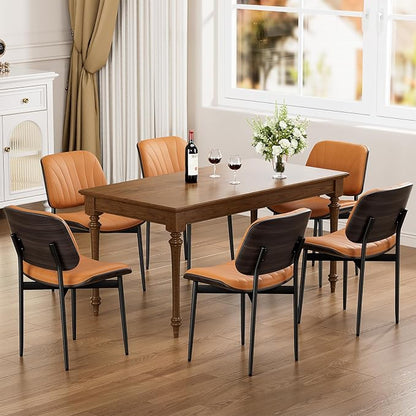 YaFiti Dining Chairs Set of 2, Mid Century Modern Dining Room and Kitchen Chairs - Image 5