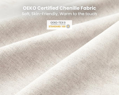 77" Oversized Chenille Couch Modular Sectional Sofa, Washable Cloud Couch - Image 9