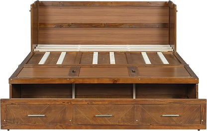 KEIKI Queen Murphy Bed Cabinet - Image 9