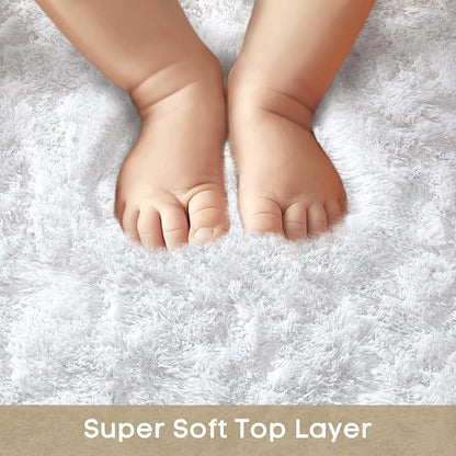 Ophanie Small Rug Washable Non Slip Throw Bedside Area Rugs, Fluffy Soft Mini - Image 3