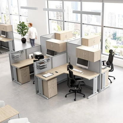 Bush Business Furniture 65-inch Straight Cubicle Desk - Image 4