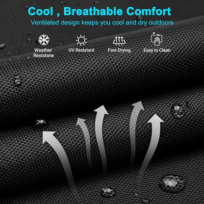 ABORON 2PK Chaise Lounge Chair, 5 Positions Padded Outdoor Tanning Chair - Image 5
