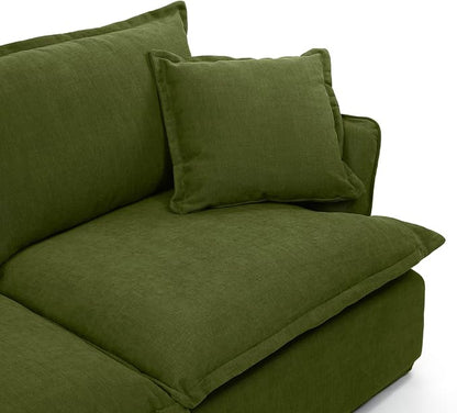 5 Seat V Shape Modular Sectional Couch Sofa - Image 6