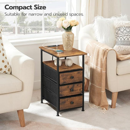 HOOBRO End Table, Narrow Side Table - Image 6