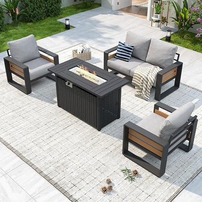 Aoxun Aluminum Patio Furniture Set by Aoxun