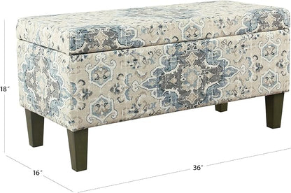HomePop Large Decorative Storage Bench - Image 3