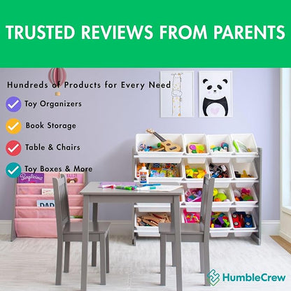 Humble Crew Kids Bookshelf, 4-Tier Front-Facing Book Display Organizer - Image 7