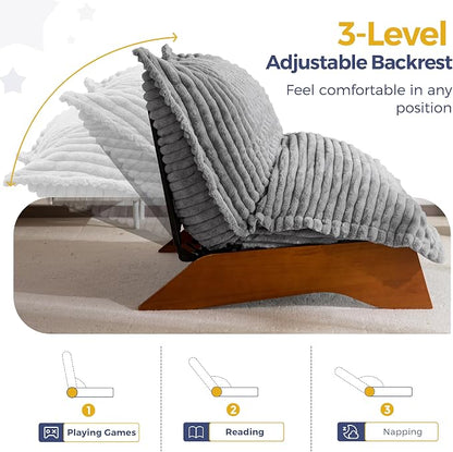 MAXYOYO Adjustable Living Room Chair, 3-Position Bean Bag Chair - Image 3