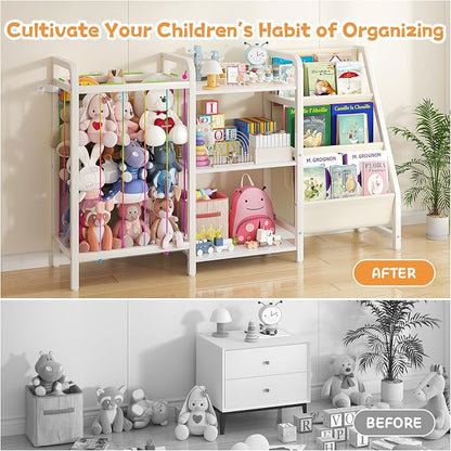 B1 Kids Bookshelf and Toy Storage, 3-Tier Book Shelf - Image 6