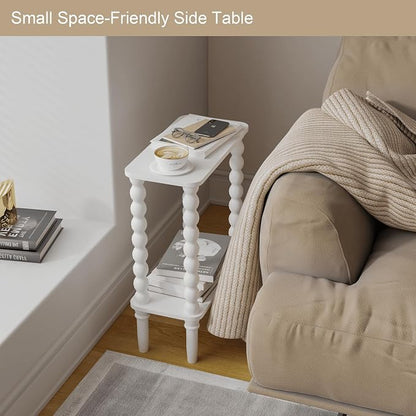 Veegle Narrow Side Table, Small End Table - Image 4