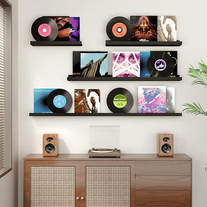 Floating Shelves for Wall, 36 inch Wood Floating Shelves Set of 2, Picture - Image 7