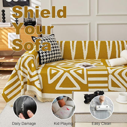 VClife Couch Cover Bohemian Large Couch Covers - Image 5