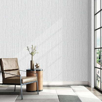Beige Grey Grasscloth Peel and Stick Wallpaper 15.74" x 196.85" Boho Grass - Image 4