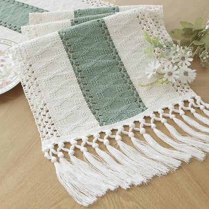 FEXIA Sage Green Table Runner 48 Inches Long by FEXIA