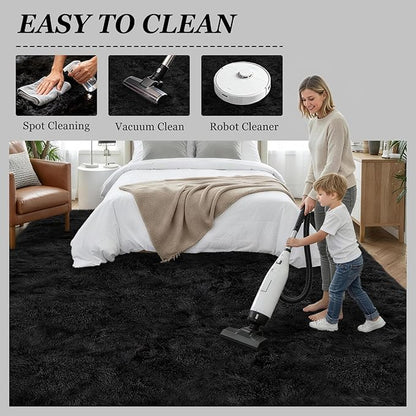6x9 Area Rugs for Living Room Bedroom: Ultra Soft Fluffy Shag Rug Upgrade - Image 8