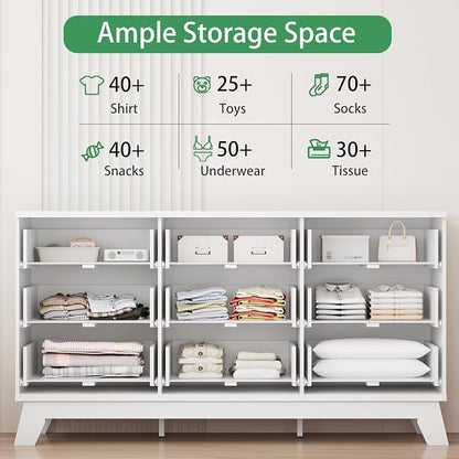 Xixini Fluted Dresser for Bedroom - Image 3