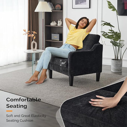 VINGLI Living Room Chairs Set of 2, Play Room - Image 5