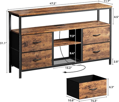 Huuger 47 Inch TV Stand Dresser - Image 3
