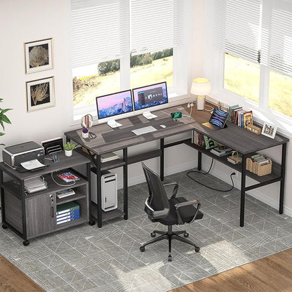 Unikito Reversible L Shaped Desk - Image 8