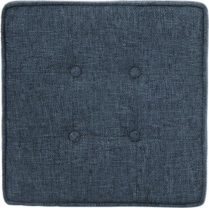 Homepop Square Tufted Storage Ottoman - Image 7
