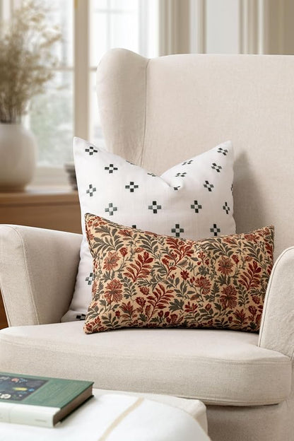 Crumbs Home Modern Farmhouse California Casual Indoor Outdoor Throw Pillow Cover - Image 2
