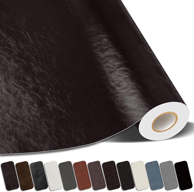 Kangshoon Leather Repair Patches, 3.5X79 Inch Self-Adhesive Leather Repair Tape by GiveYourFurnitureaNewLife