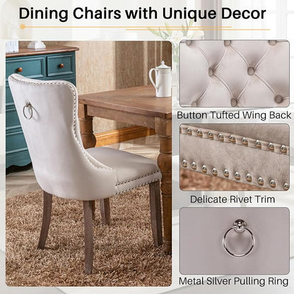 Henf 9 Pieces Extendable Dining Table Set - Image 7