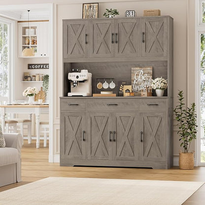HOSTACK 71" Tall Pantry Cabinet - Image 5